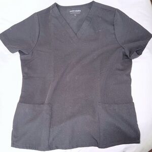 Mandala M Black Scrub Top